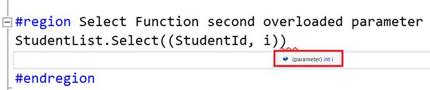 passed as a second parameter